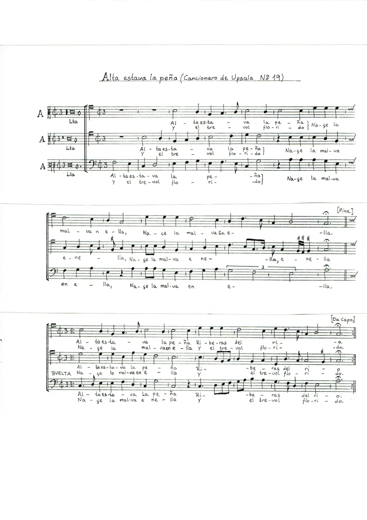 Alta estava la penya - Page 1