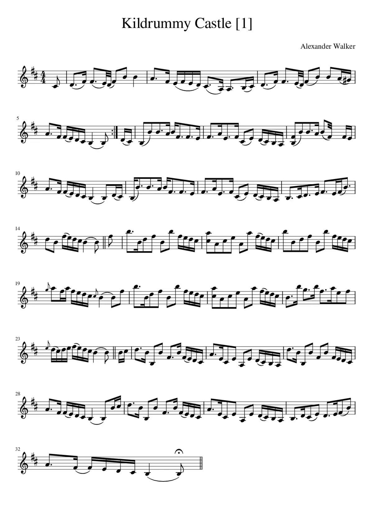 Kildrummy Castle - Page 1