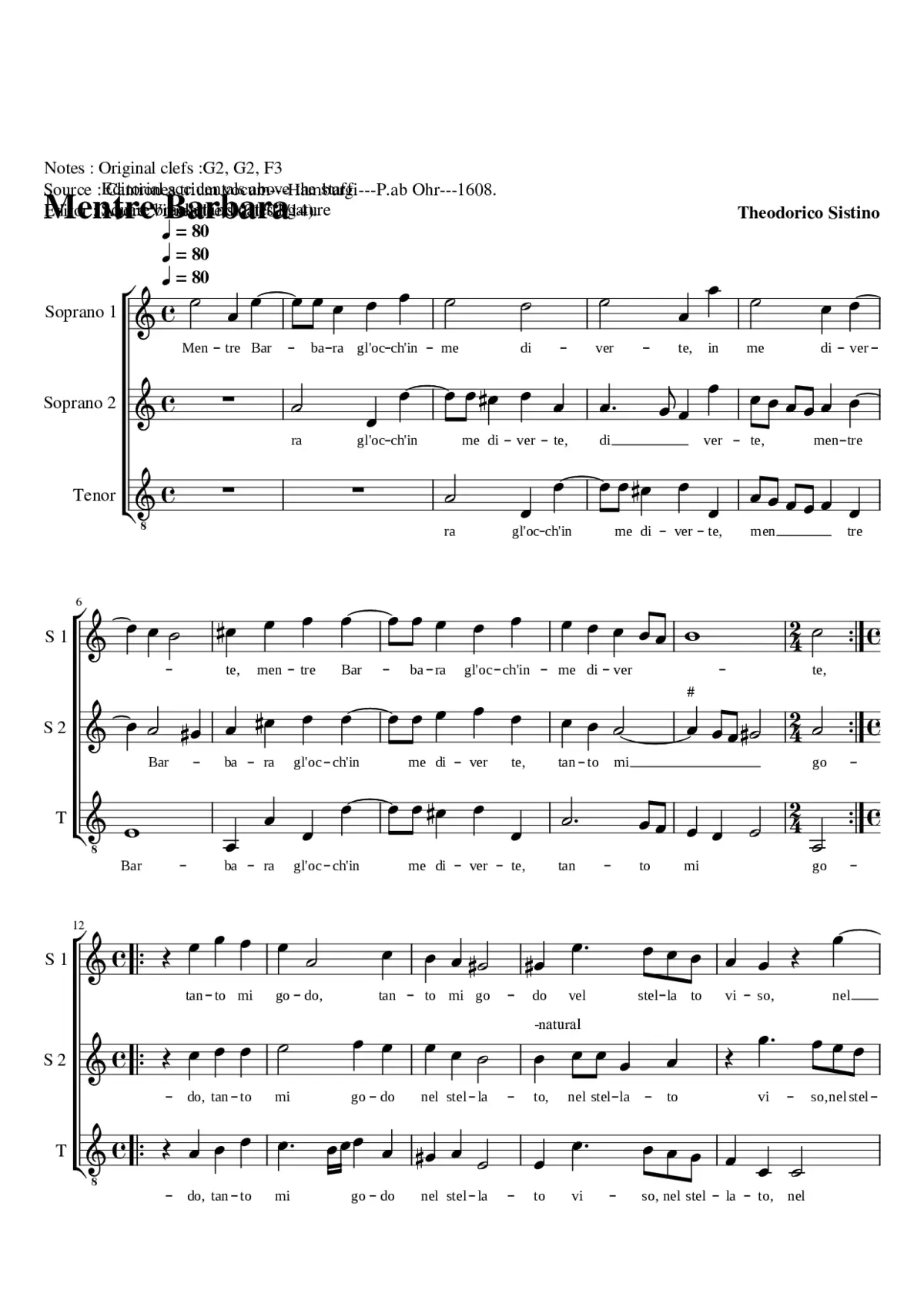 Mentre Barbara - Page 1