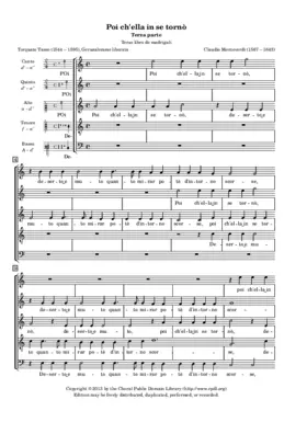 Poi ch'ella in sè tornò deserto e muto