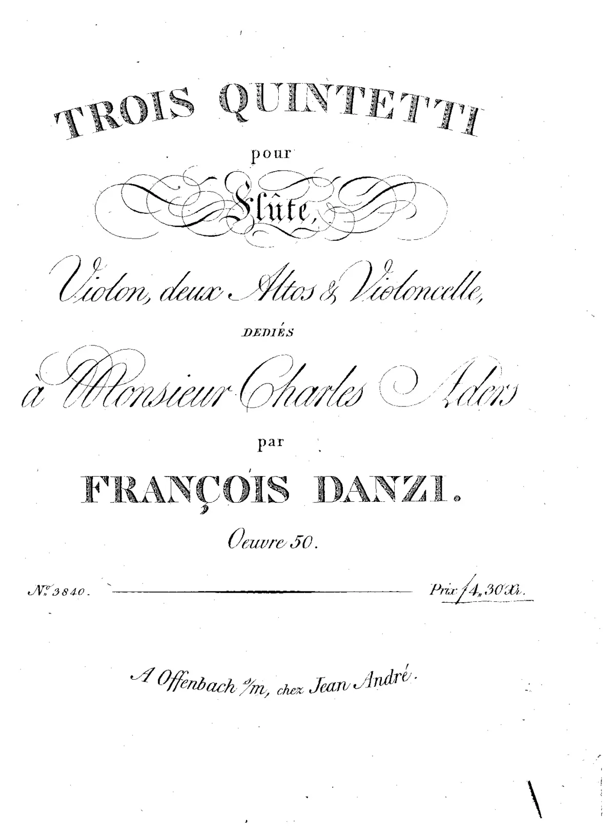 3 Flute Quintets - Page 1