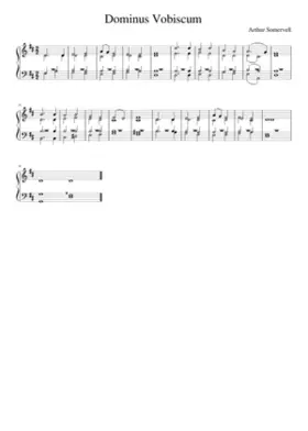 DOMINUS VOBISCUM (Somervell) - Sir Arthur Somervell