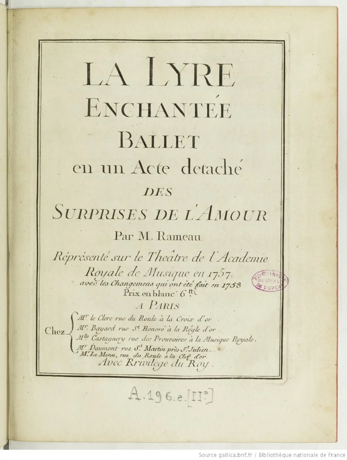 La Lyre enchantée - Page 1