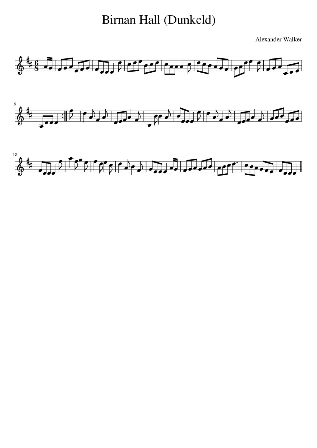 Birnan Hall (Dunkeld) - Page 1