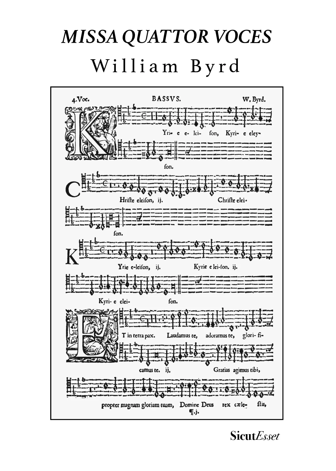 Mass for Four Voices - Page 1