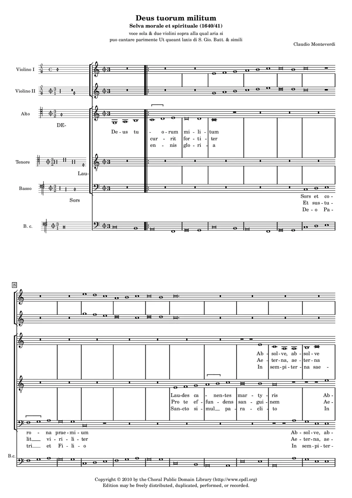 Deus tuorum militum II - Page 1
