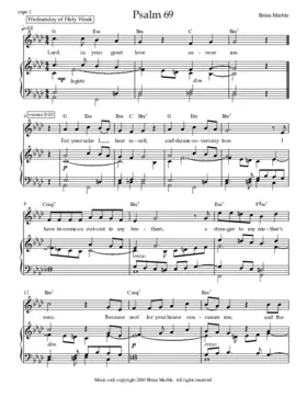 Psalm 69 for Holy Week