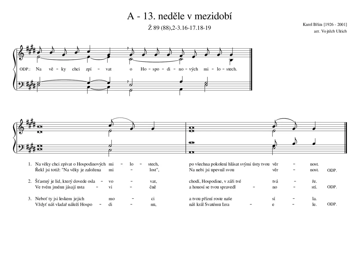 A - 13. neděle v mezidobí - Page 1