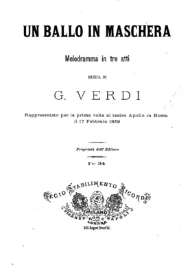 Un ballo in maschera