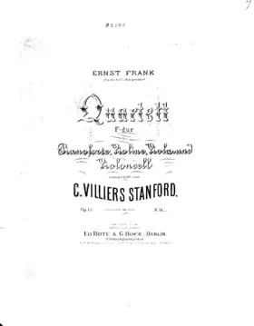 Quartet No.1 for Piano and Strings