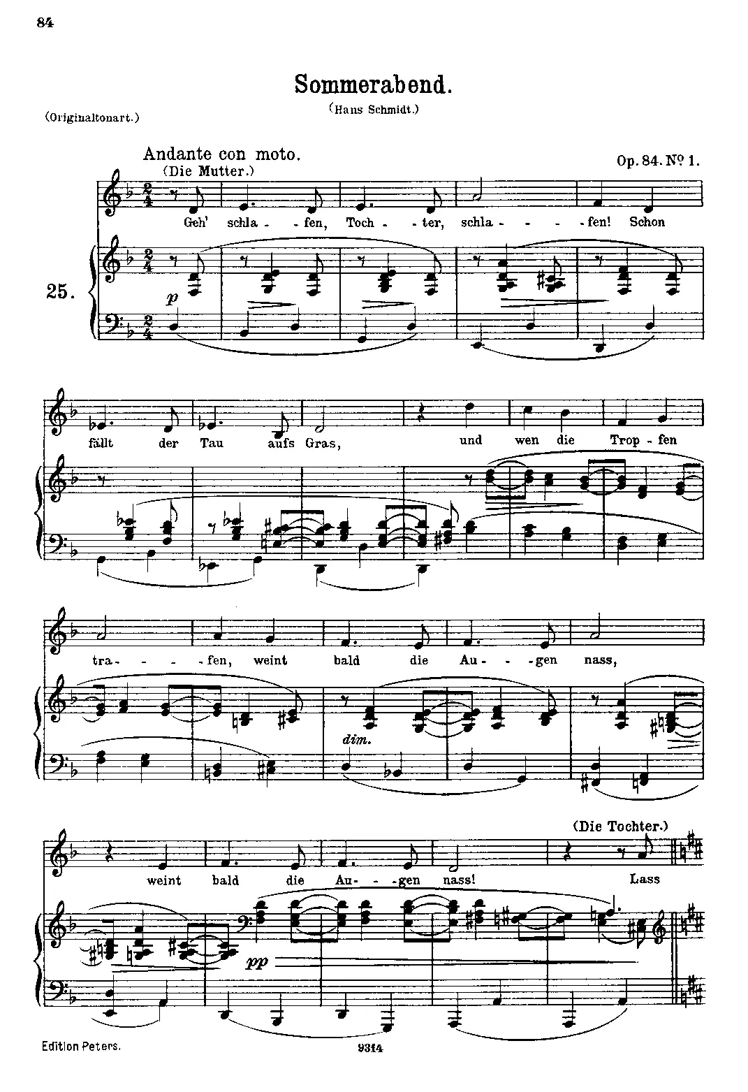 5 Romances and Songs - Page 1