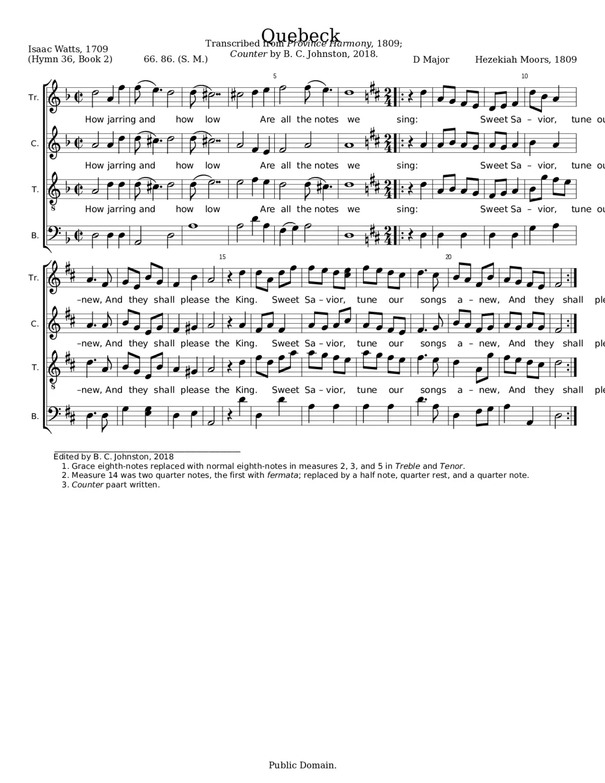 Quebeck - Hezekiah Moors - Page 1