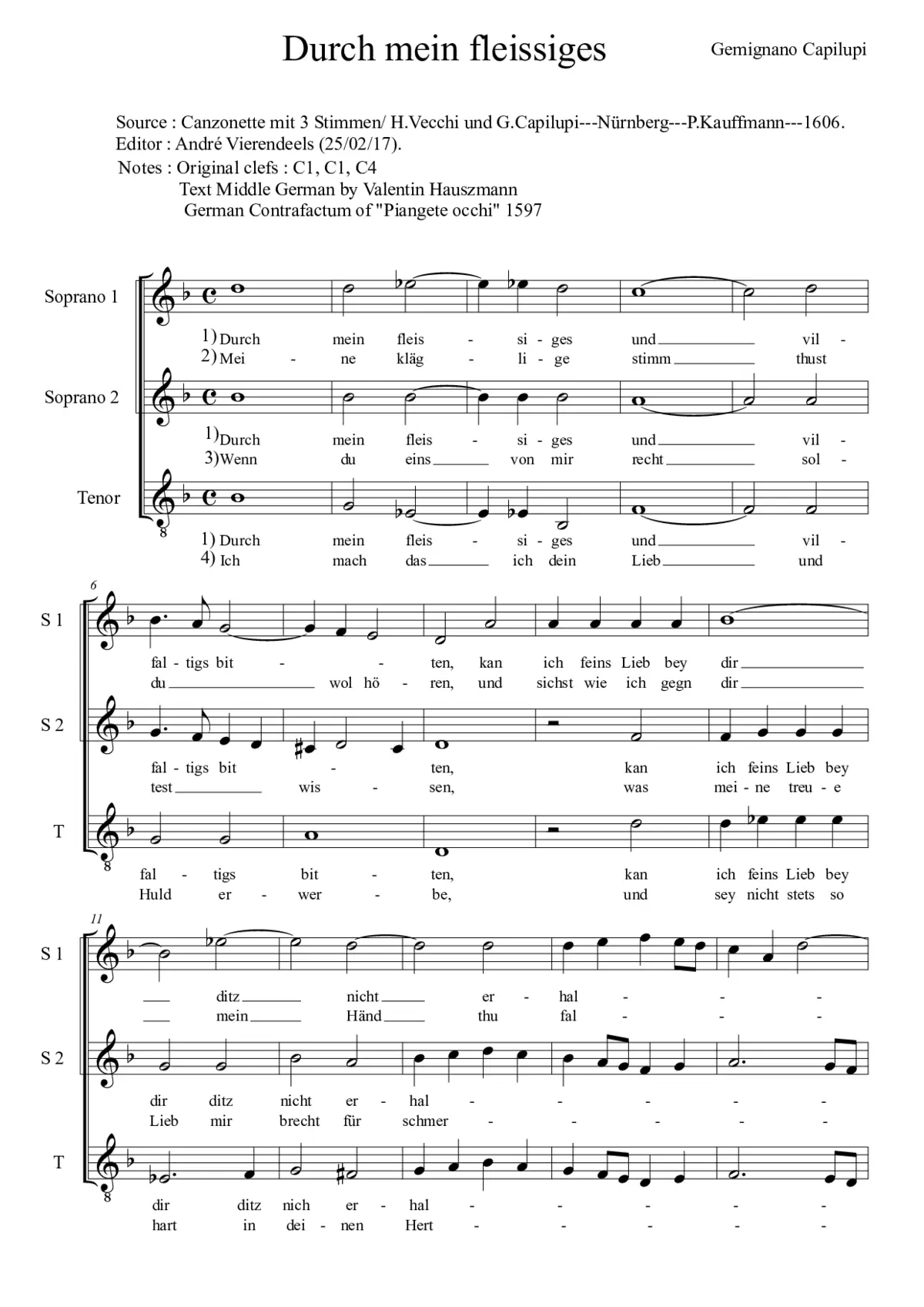 Durch mein fleissiges - Page 1