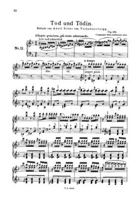 Tod und Tödin, Op.105