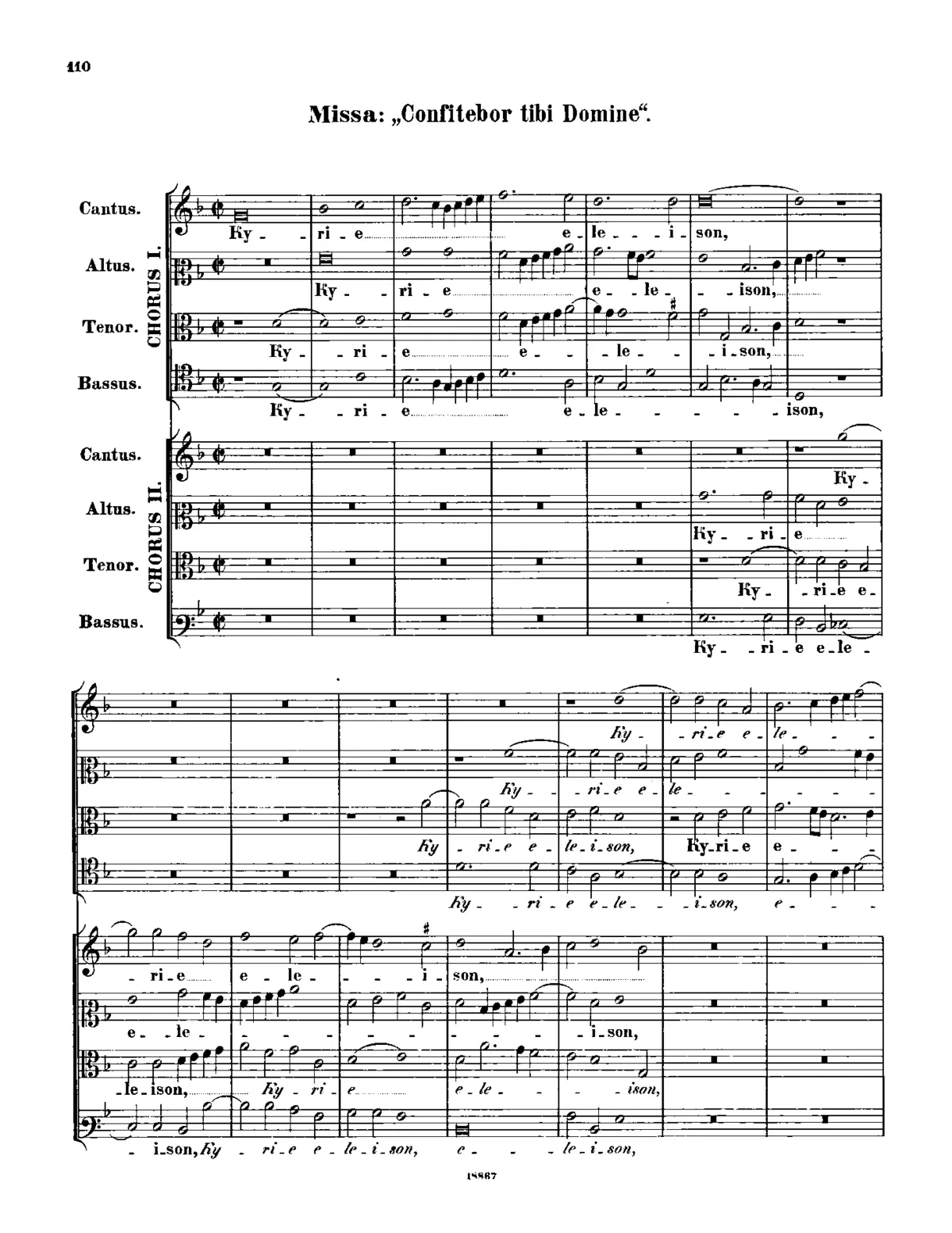 Missa Confitebor tibi Domine - Page 1
