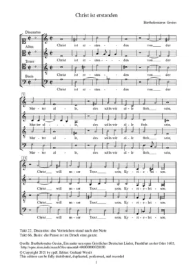Christ ist erstanden