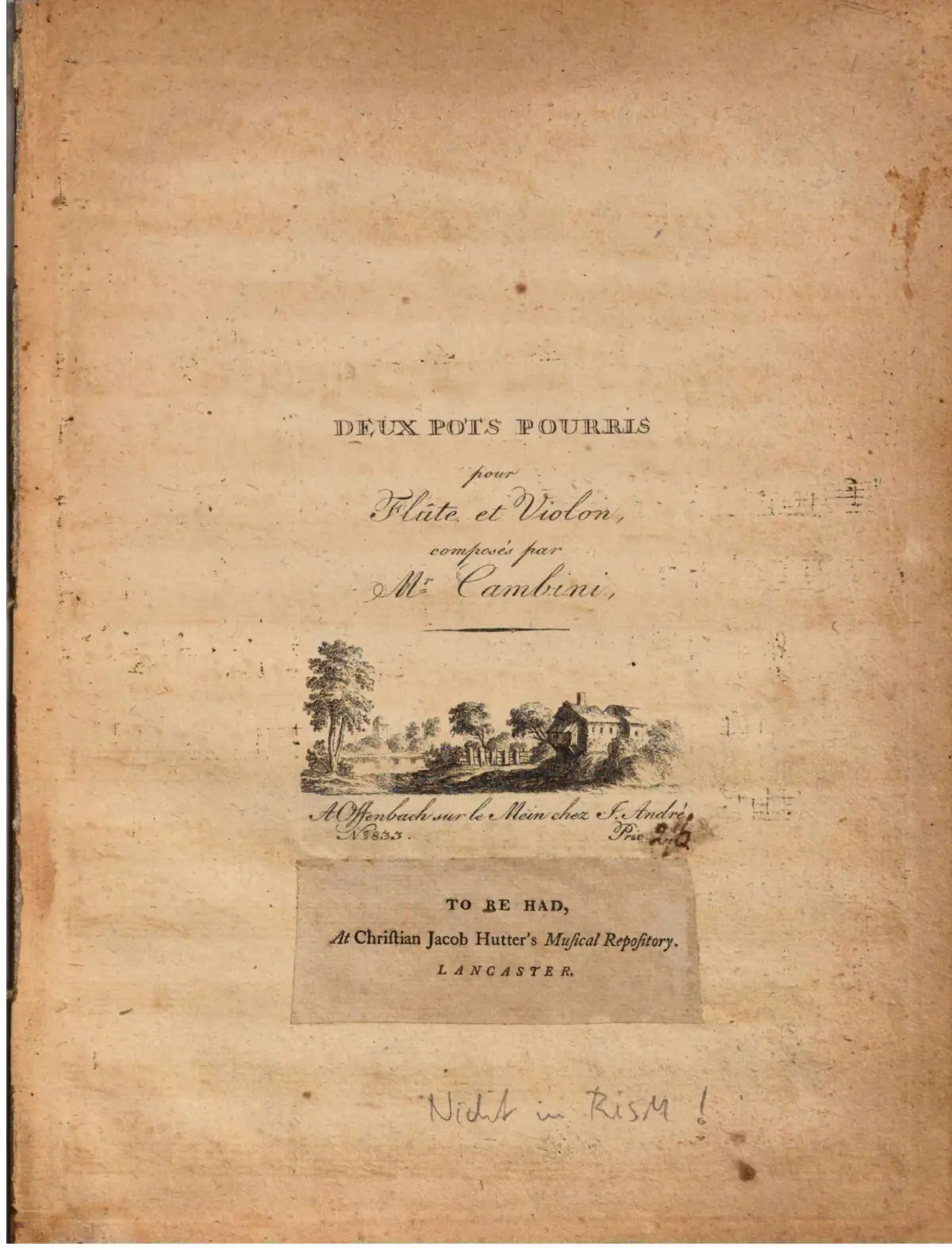 2 Potpourris for Flute and Violin - Page 1