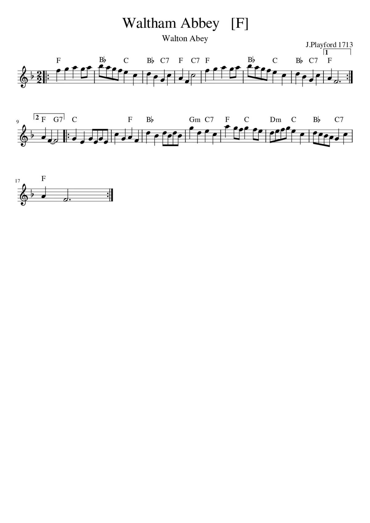 Waltham Abbey - Page 1