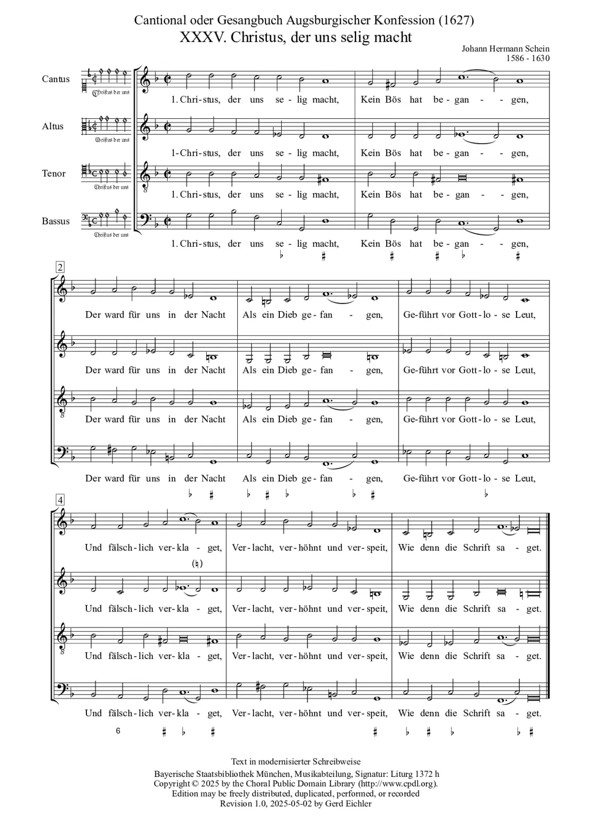 Christus, der uns selig macht - Page 1