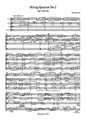 String Quartet No.1, Op.7 (Sz.40)