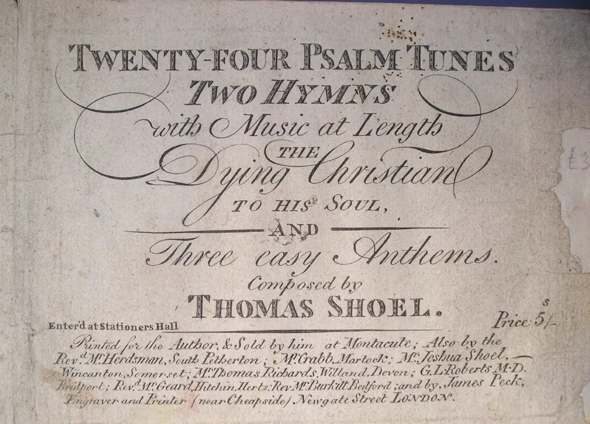 24 Psalm Tunes, 2 Hymns, an Ode and 3 Anthems - Page 1