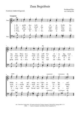 Zum Begräbnis