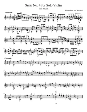 6 Suites for Solo Violin