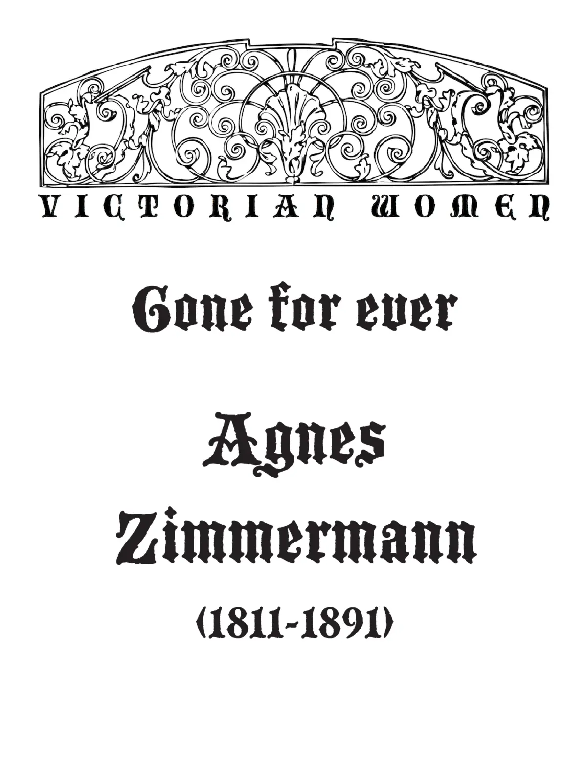 Gone for ever - Page 1