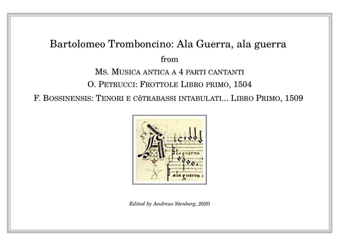 Ala guerra, ala guerra - Page 1