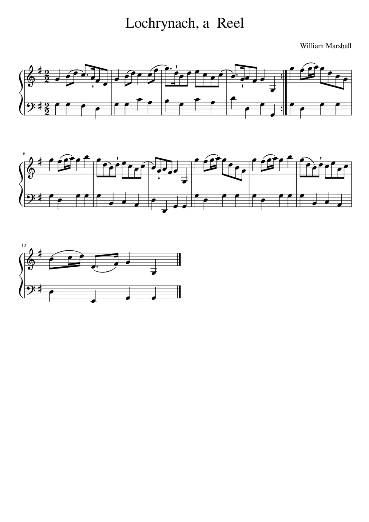 Lochrynach a Reel - Page 1