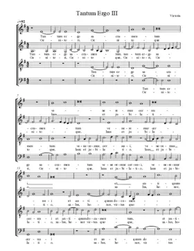 Tantum ergo, III