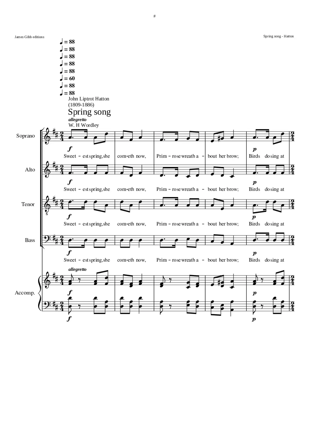 Spring song - Page 1