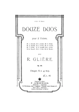 Douze Duos pour 2 Violons