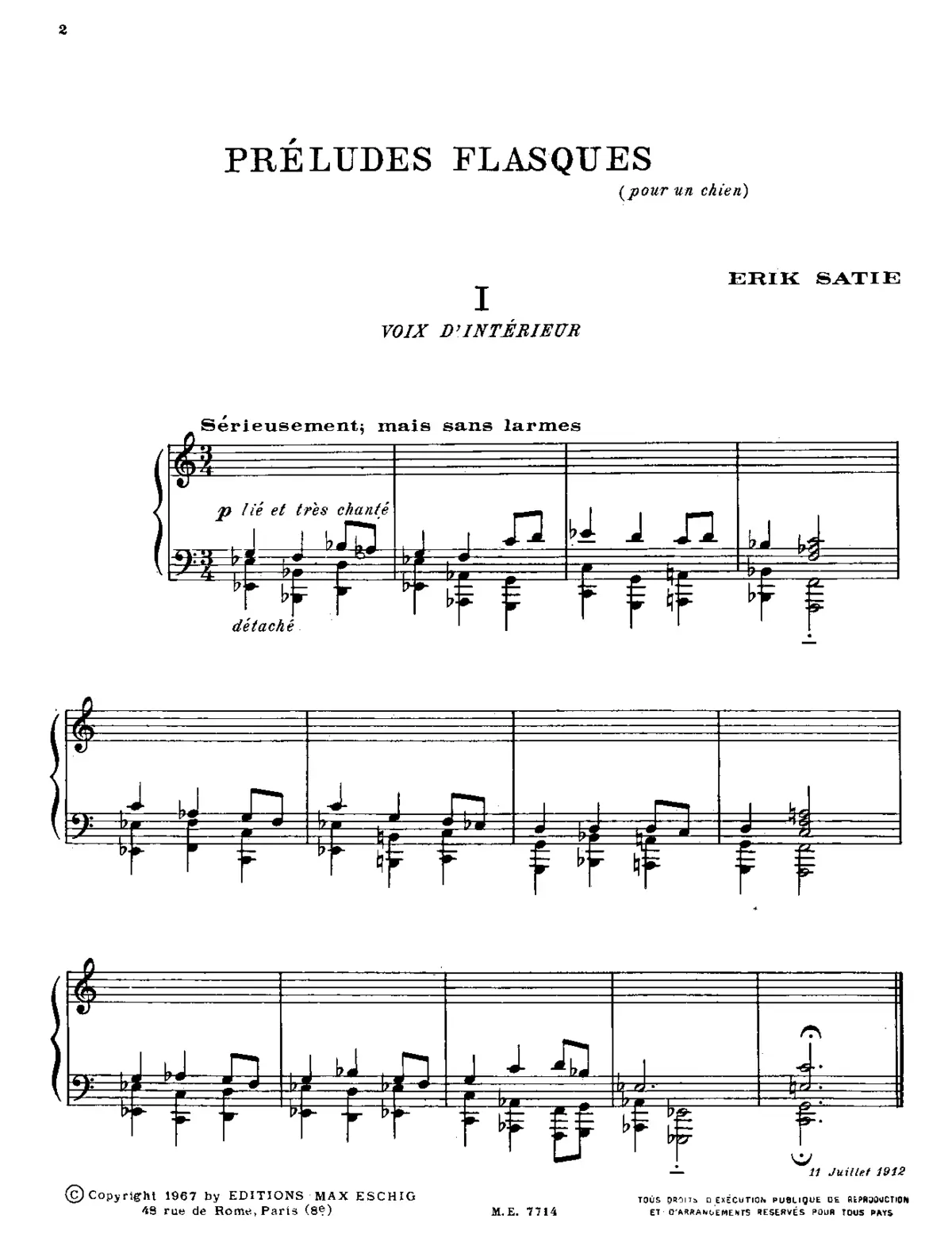 Préludes flasques (pour un chien) - Page 1