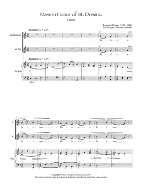 Mass in honor of St. Dominic