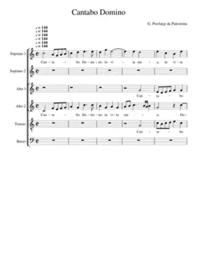 Cantabo Domino - Deficiant peccatores (secunda pars)