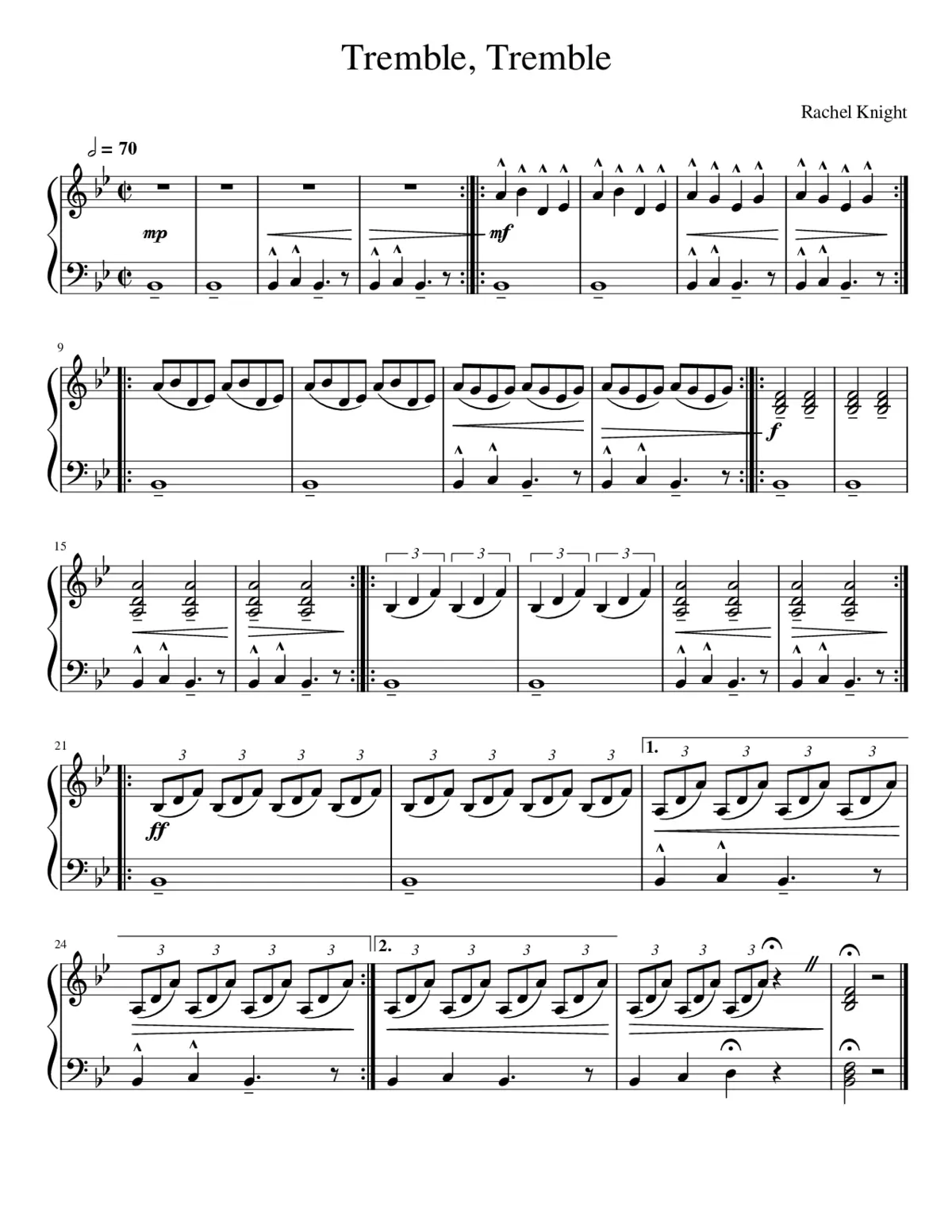 Tremble Tremble - Page 1