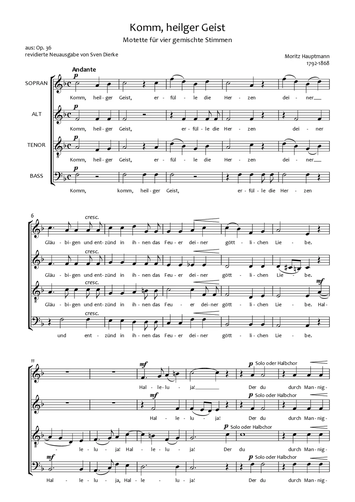 3 Motetten - Page 1