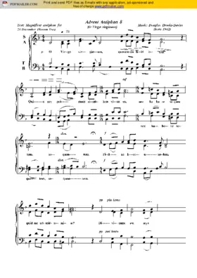Advent Antiphon 8 (O Virgo Virginum)