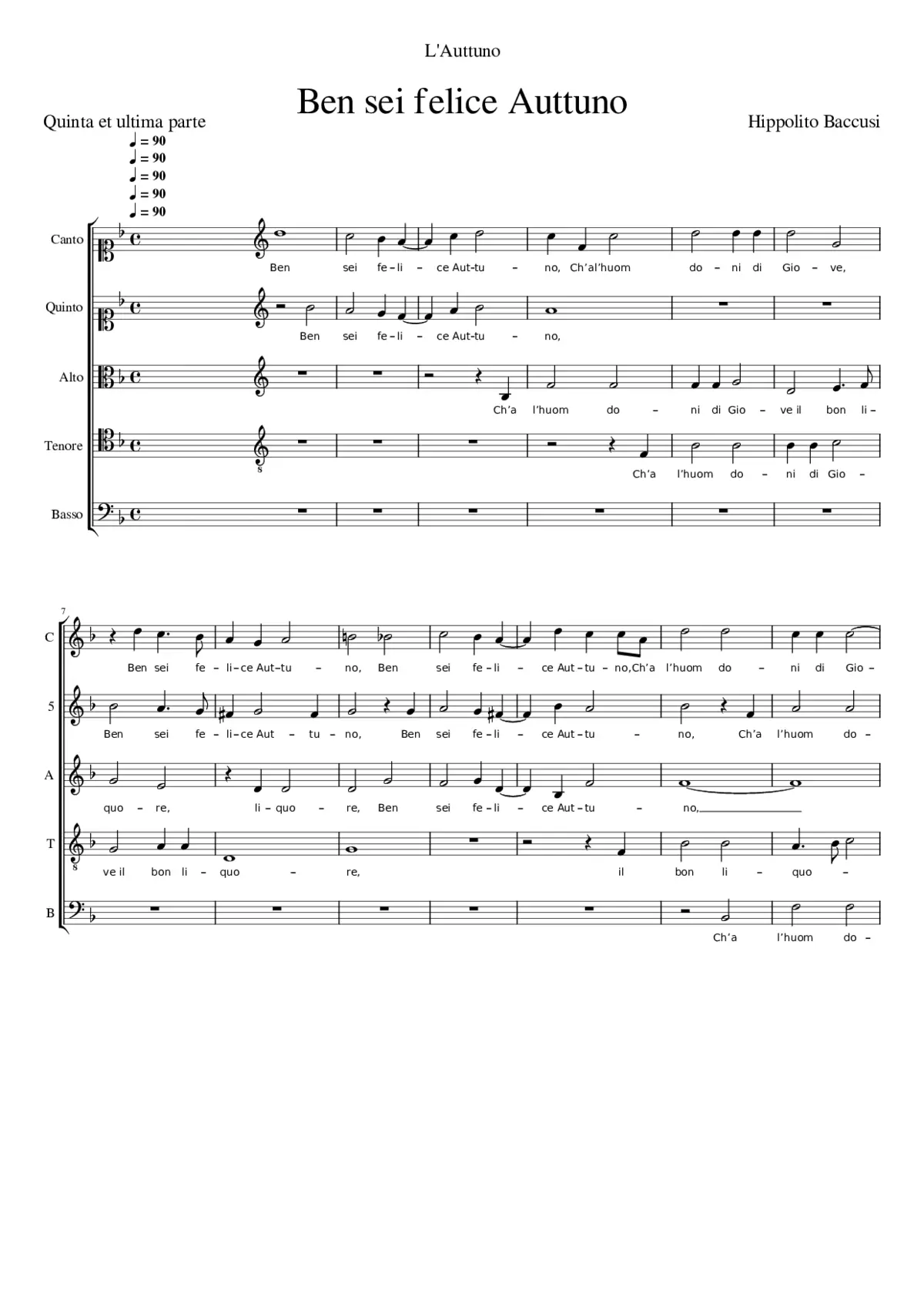 Ben sei felice Auttuno - Page 1