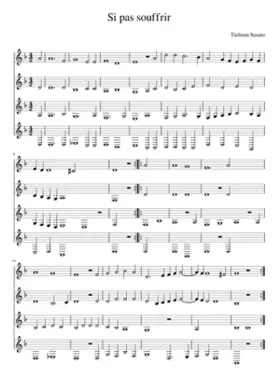 Si pas souffrir