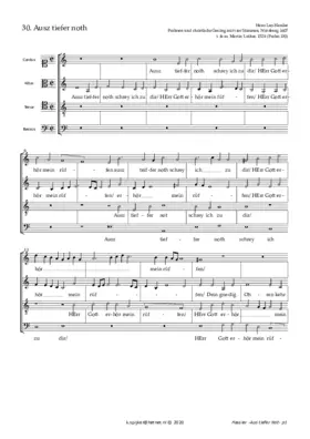 Aus tiefer Not (motet)