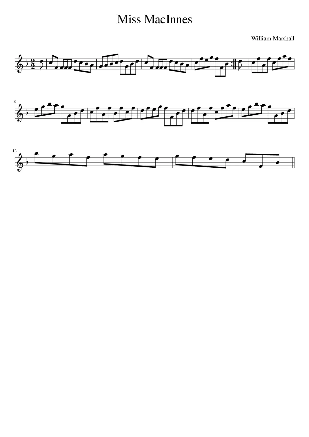 Miss MacInnes - Page 1