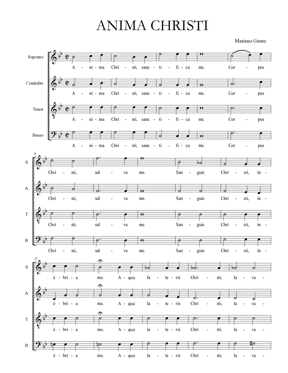 Anima Christi - Page 1
