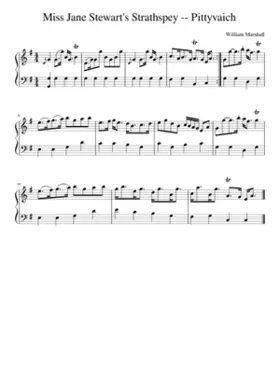 Miss Jane Stewart's Strathspey -- Pittyvaich