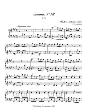 Keyboard Sonata in F-sharp minor, R.78