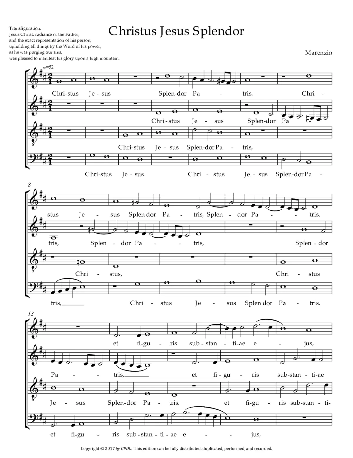 Christus Jesus splendor - Page 1