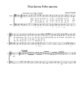 Non havea Febo ancora