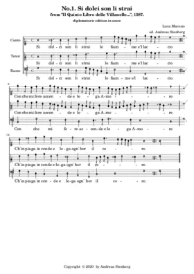 Si dolci son li strai