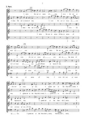 I tremble not at noise of war